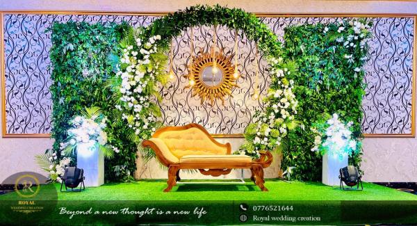 S.M. Oshan Sangeeth  Royal wedding creation  Chilaw 