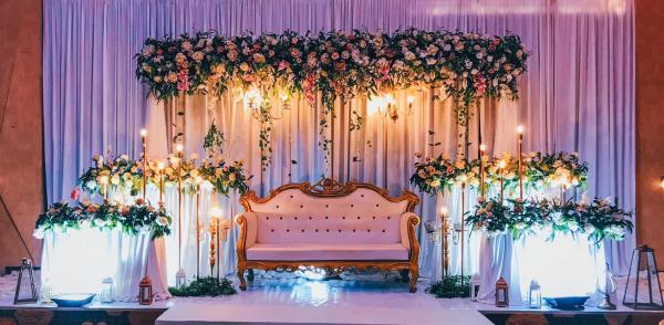 Flower Gate Wedding Decorations 